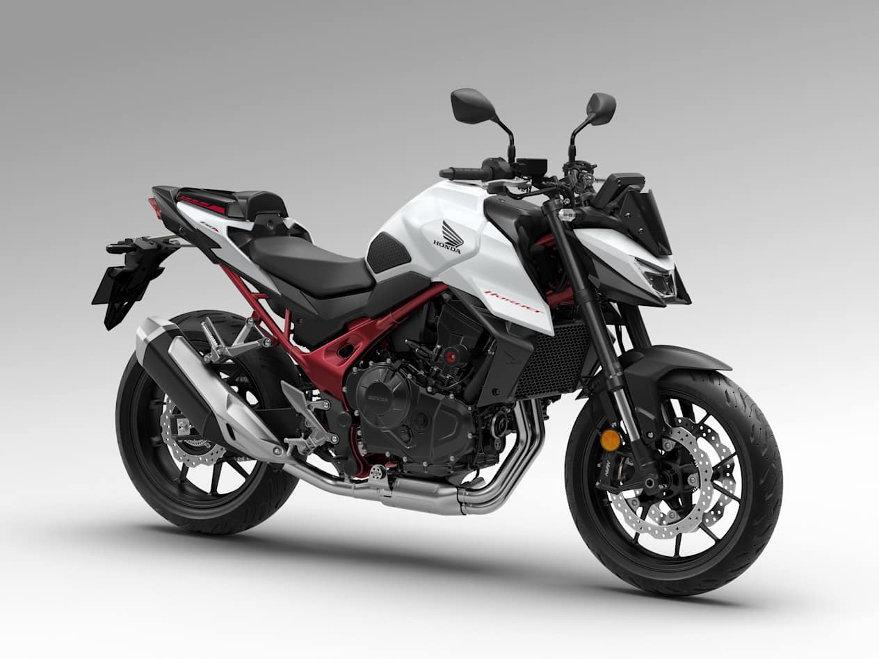 Honda CB750 Hornet 2025 : blanc