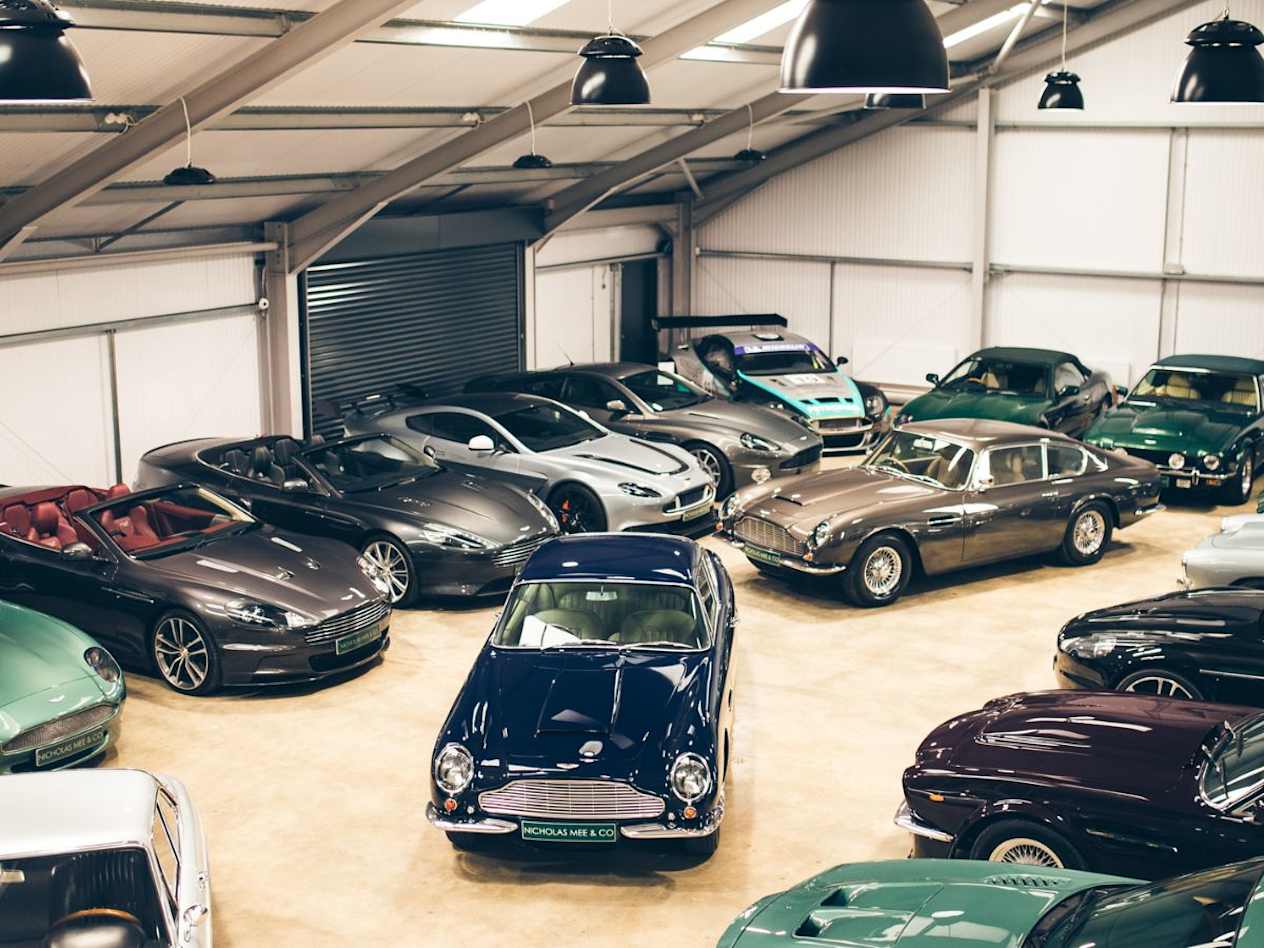 Aston Martin Used Cars for Sale in our showroom at Essendonbury Farm
