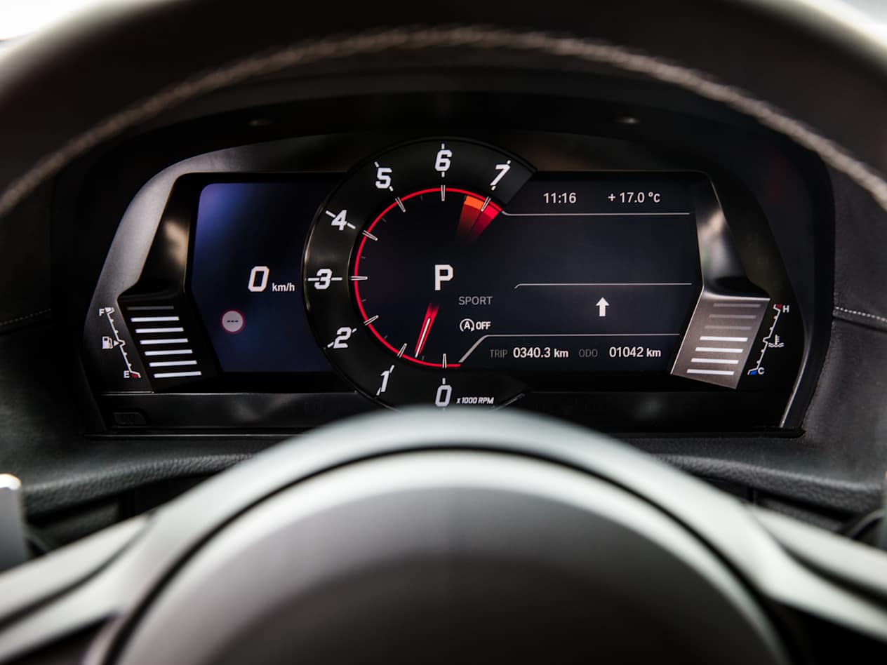 Toyota GR Supra instrumentation