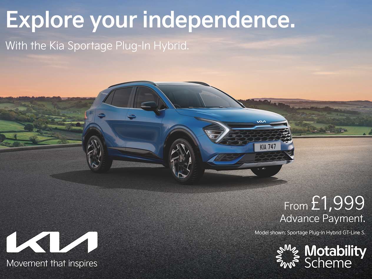 Kia Sportage PHEV Motability offer