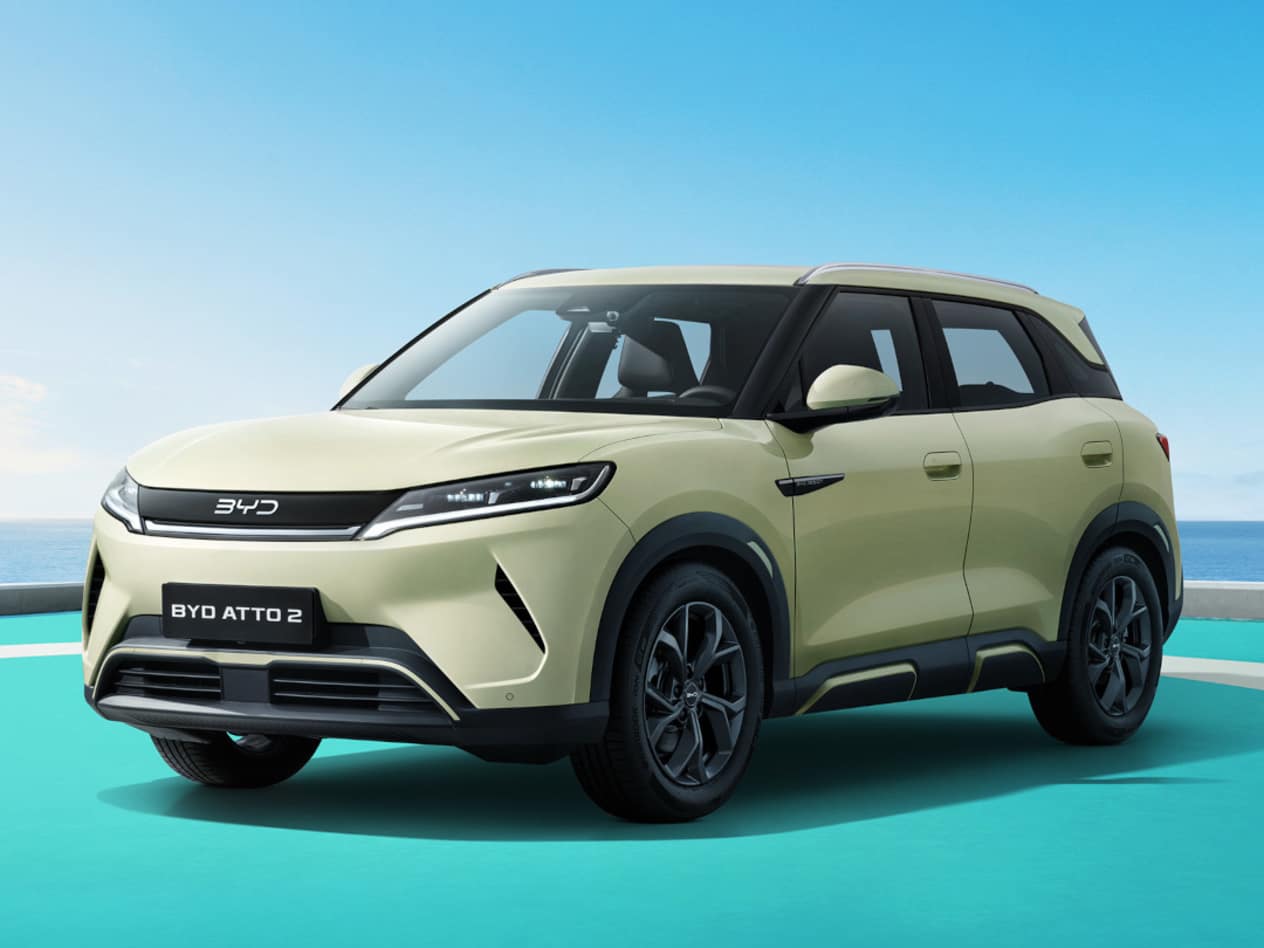 BYD Atto 2 2025 : trois quarts avant gauche statique