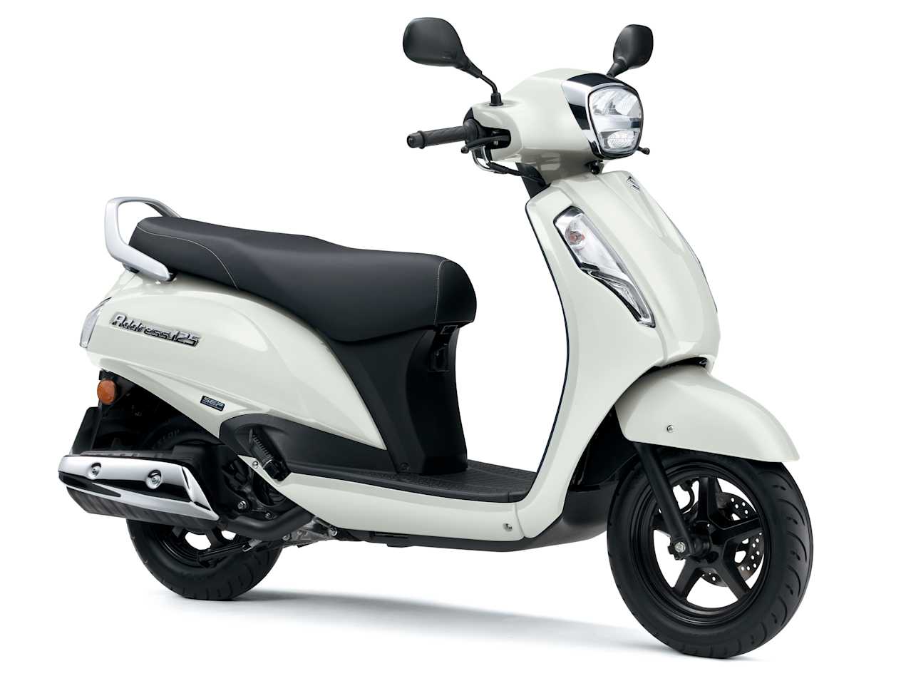 Suzuki Address 125 : blanc