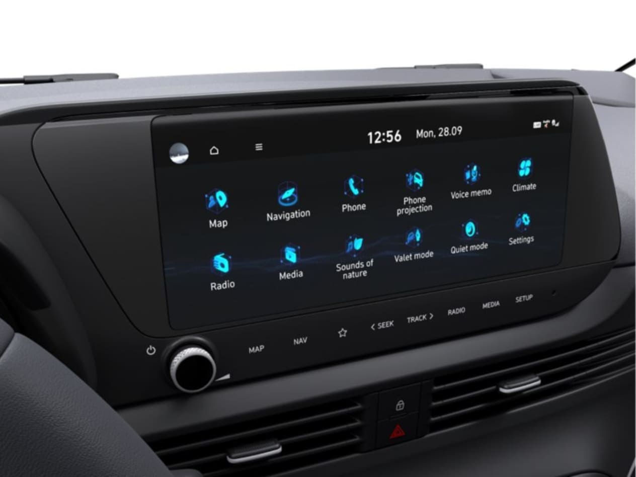 10.25" Centre Touchscreen