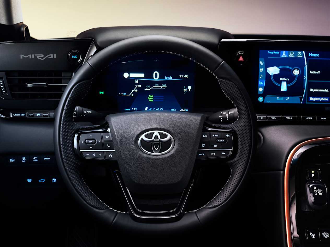 Toyota Mirai instrumentation
