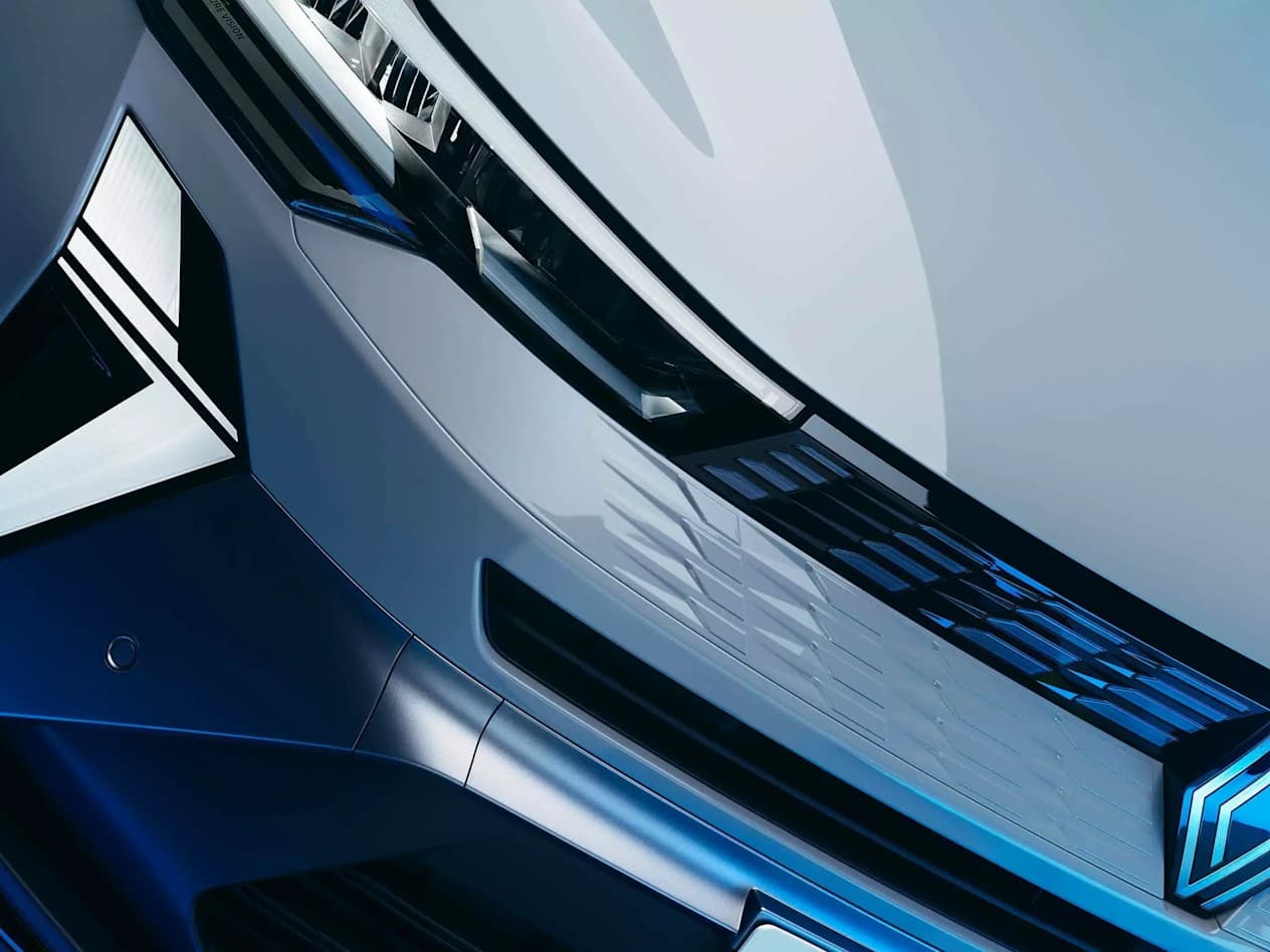 multiple micro-diamond design grille
