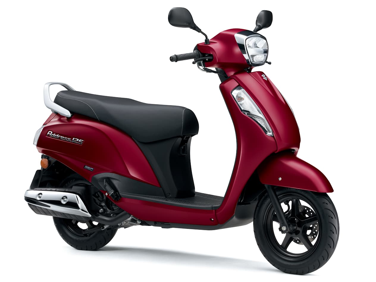 Suzuki Address 125 : rouge