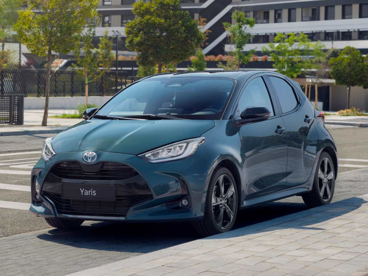 Toyota Yaris 2025 : trois quarts avant gauche statique