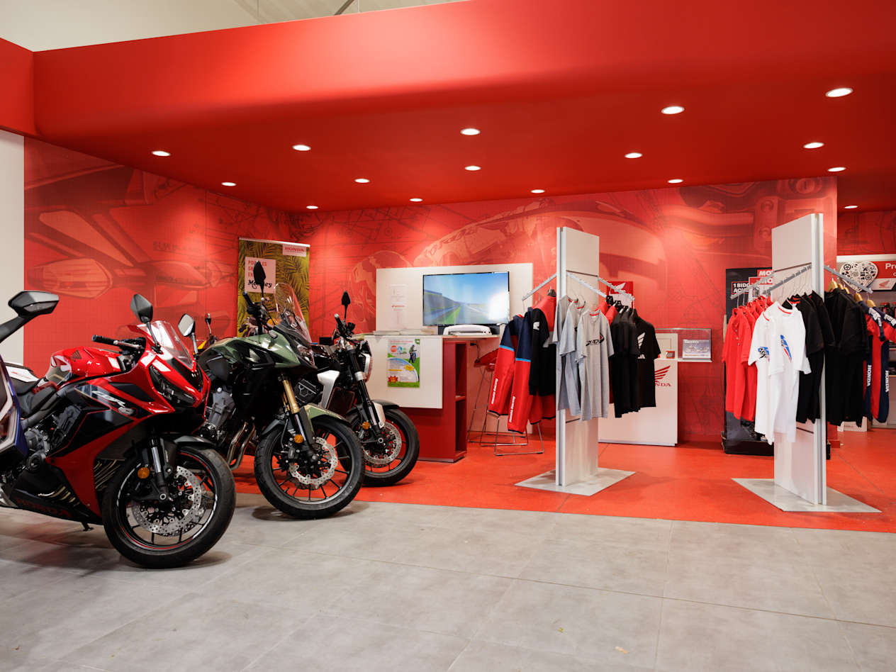 Showroom motos Honda à Dijon