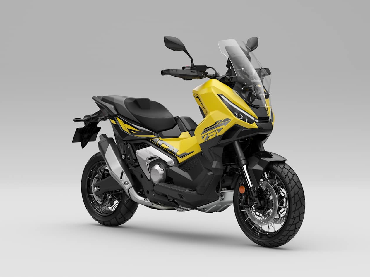 Honda X-ADV 2025 : jaune 
