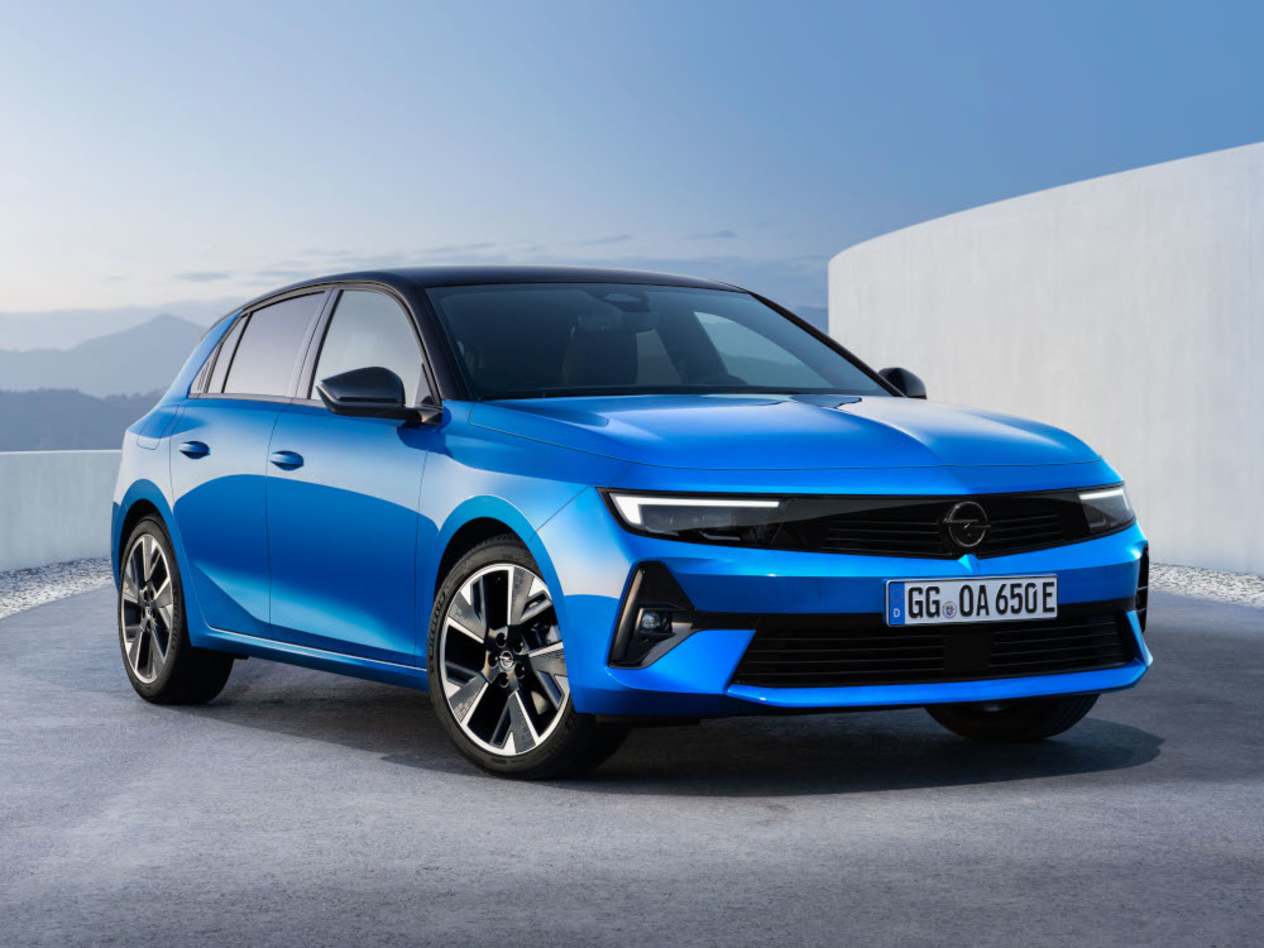 Opel Astra Electric : Trois quart avant