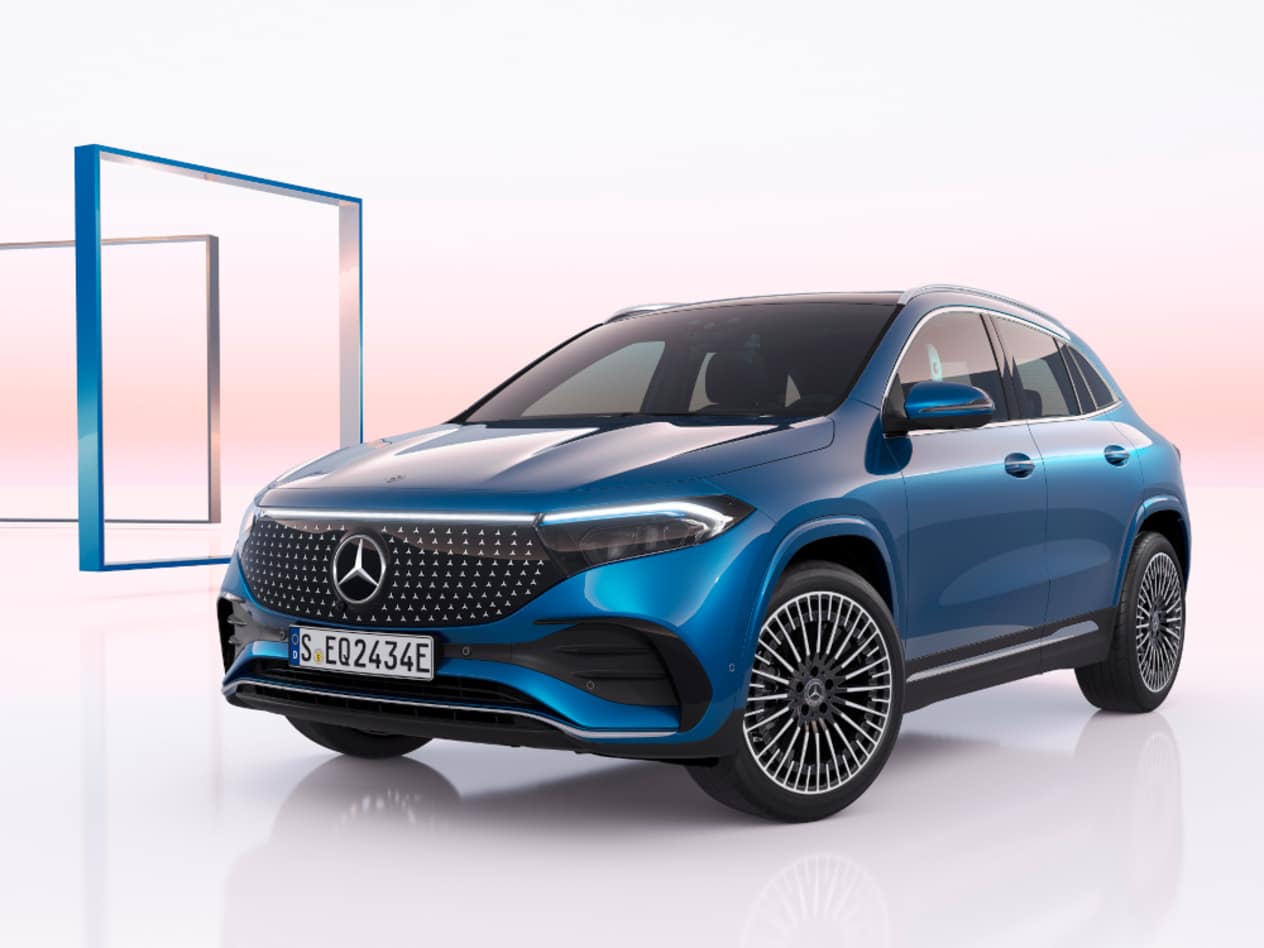 Mercedes EQA 2024 : trois quarts avant gauche statique