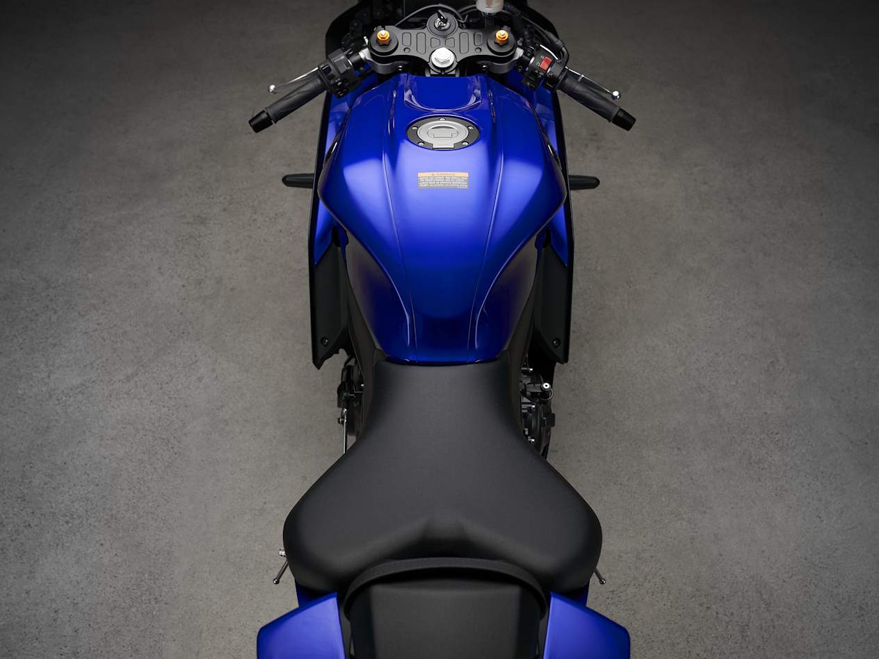 Yamaha R7 vue de haut