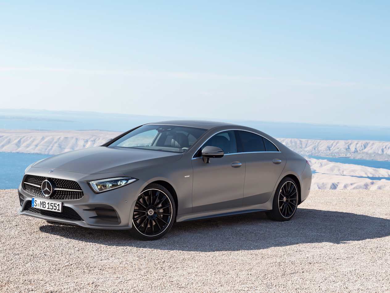 Trois-quart avant de la Mercedes CLS