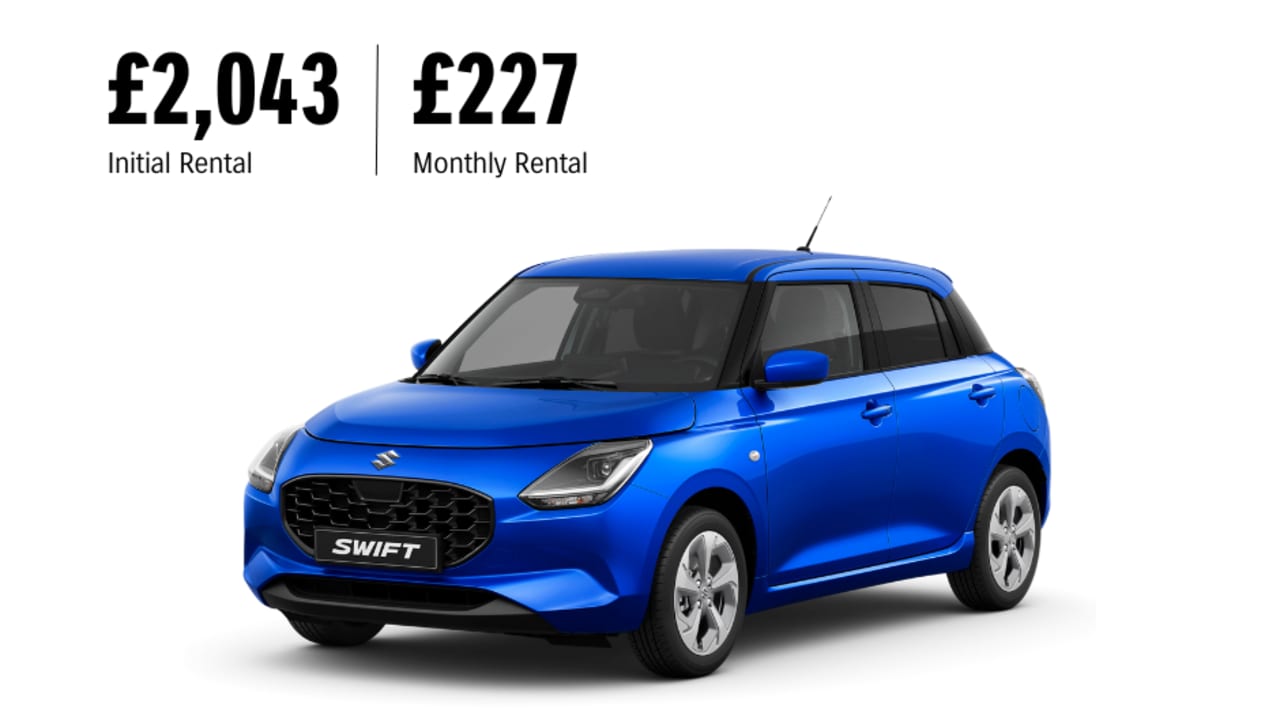 Suzuki Swift 1.2 Mild Hybrid Motion Personal Contract Hire Illustrative Finance Example