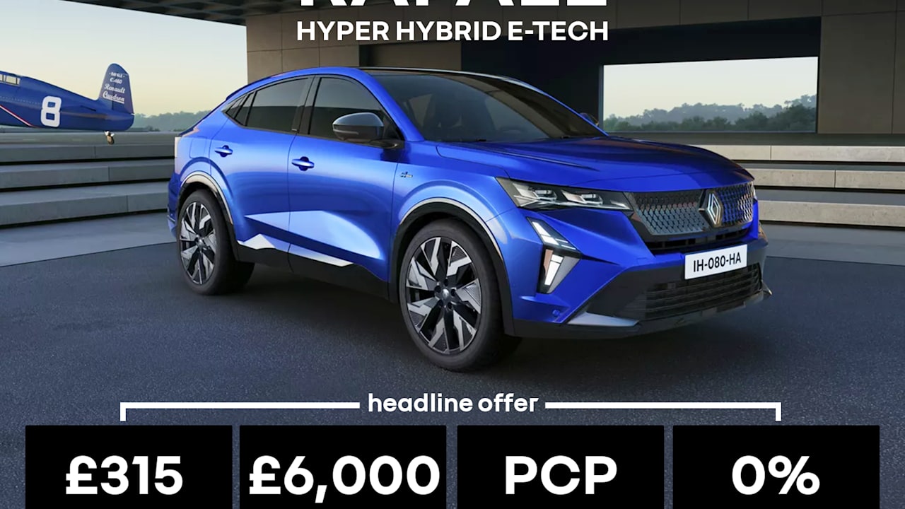 0% PCP: RAFALE PHEV Techno esprit Alpine - £315 Per Month