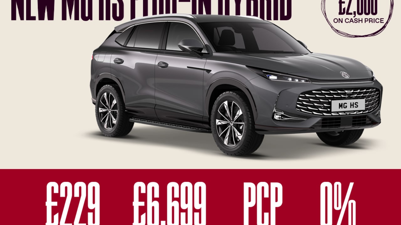 0% PCP: MG HS PHEV Trophy - £229 Per Month