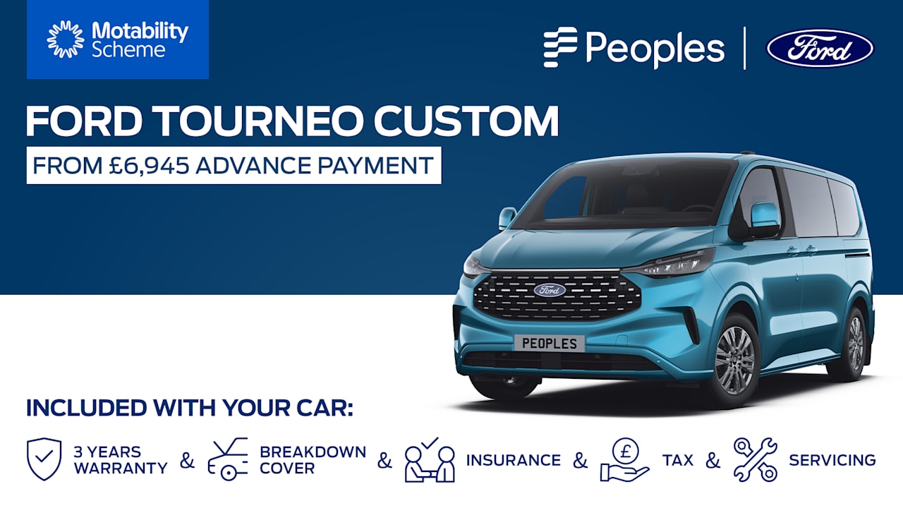 Tourneo Custom Motability Offers
