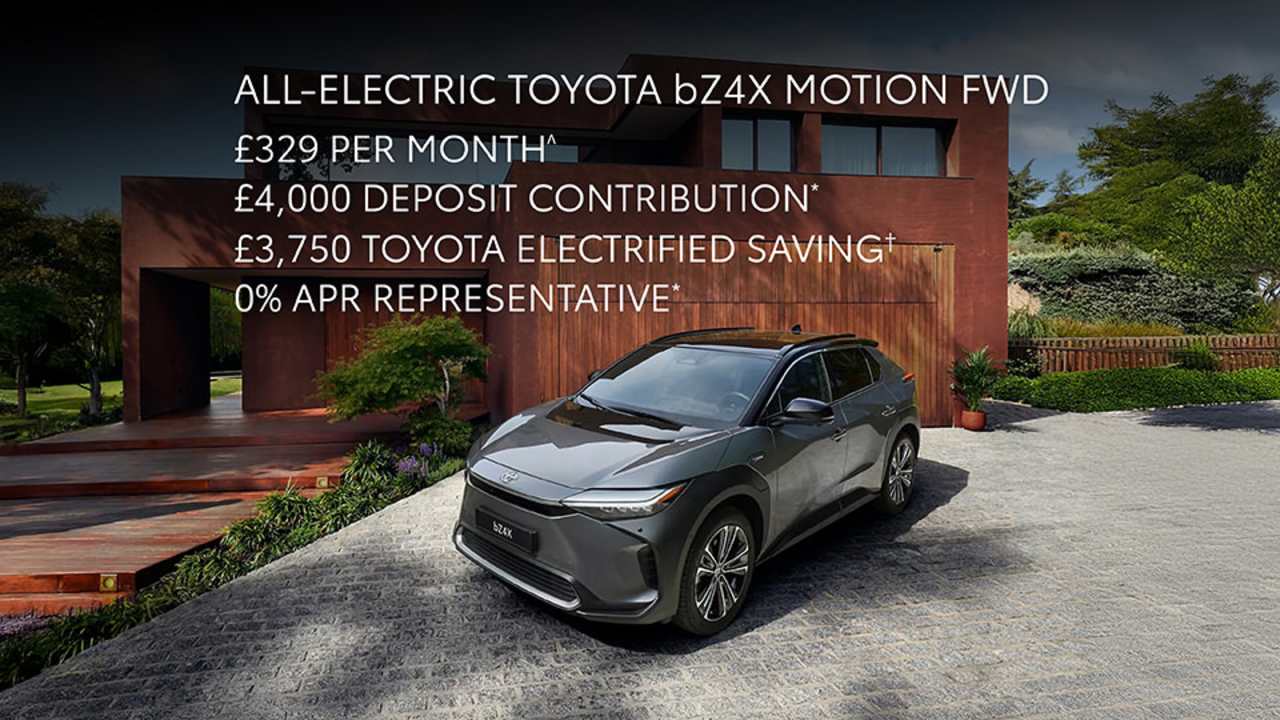 All-Electric Toyota bZ4X Motion Finance Offer