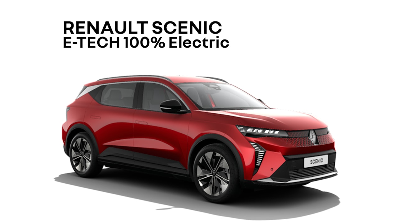 Low Payment PCP: SCENIC E-TECH Electric techno MY26 - £335 Per Month