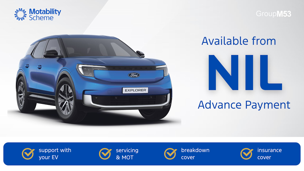 All-Electric Ford Explorer Style Motability Offer