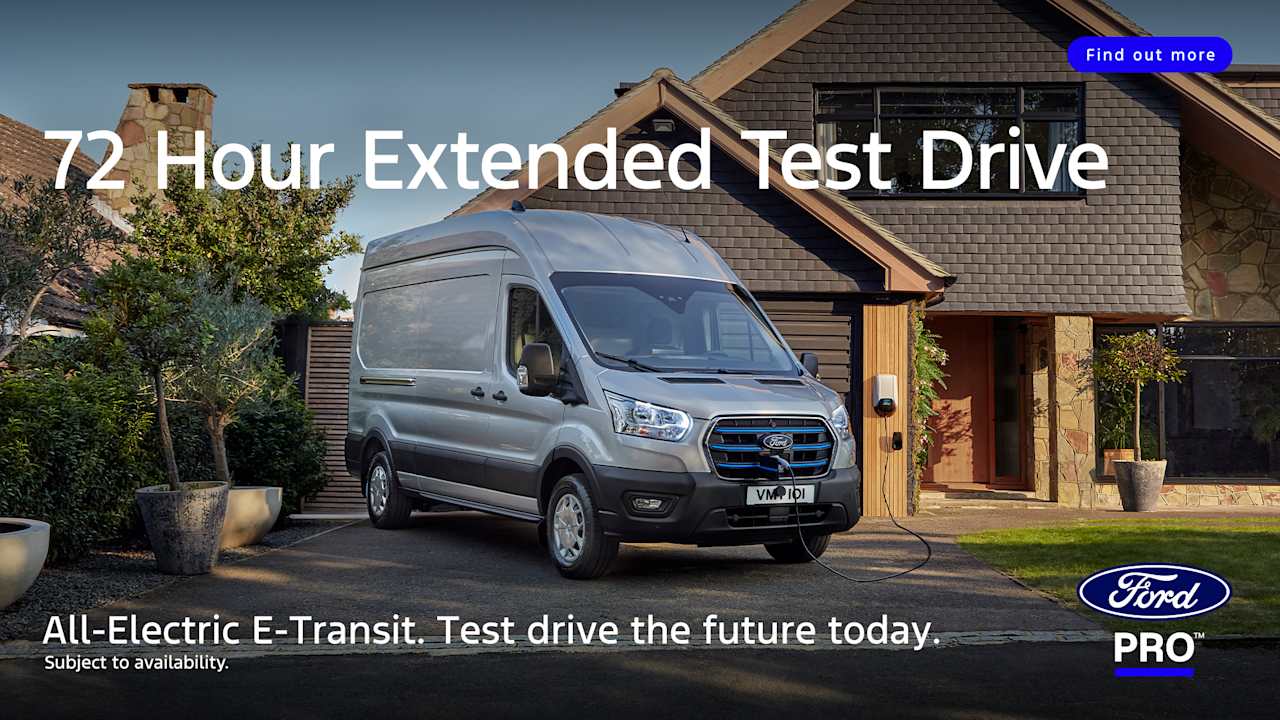 72 Hour Extended Test Drive - All-Electric E-Transit 