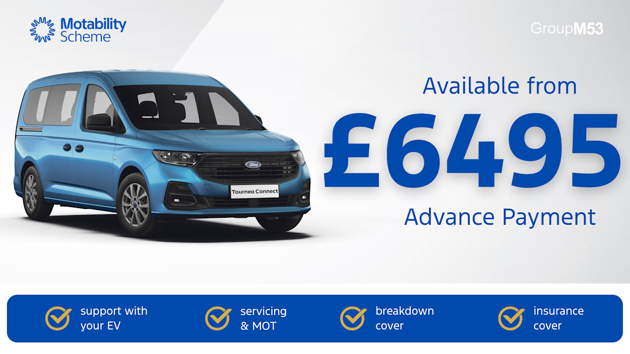 Ford Tourneo Connect PHEV Motability Offer
