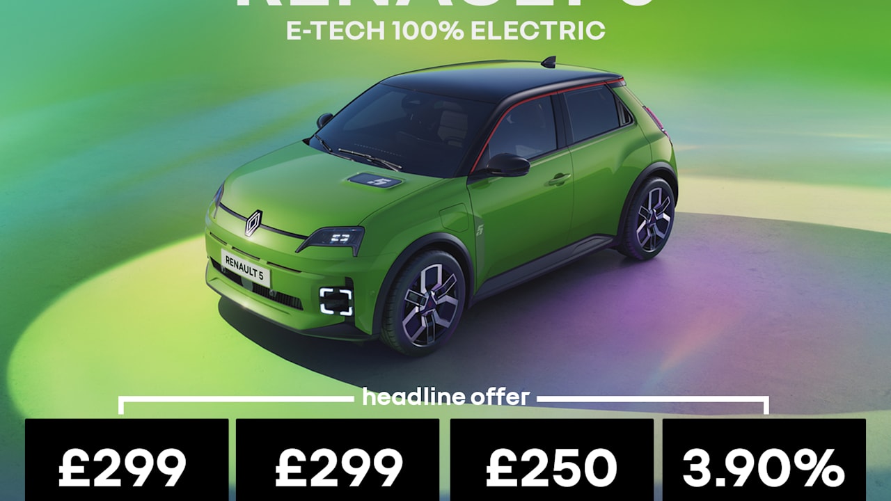 PCP: Renault 5 E-TECH Electric Evolution 40kwh - £299 Per Month