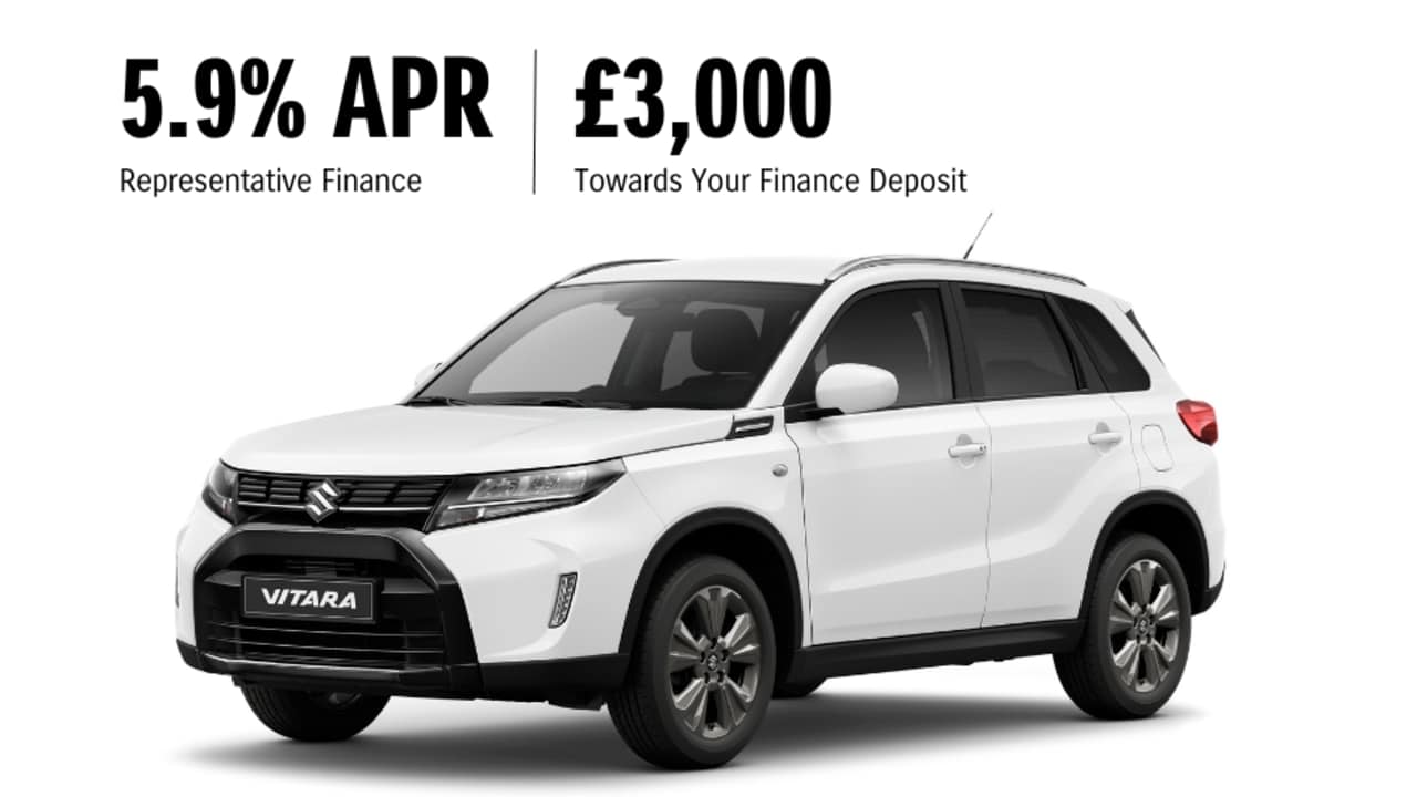 Suzuki Vitara 1.4 Boosterjet Mild Hybrid Motion Illustrative Finance Example