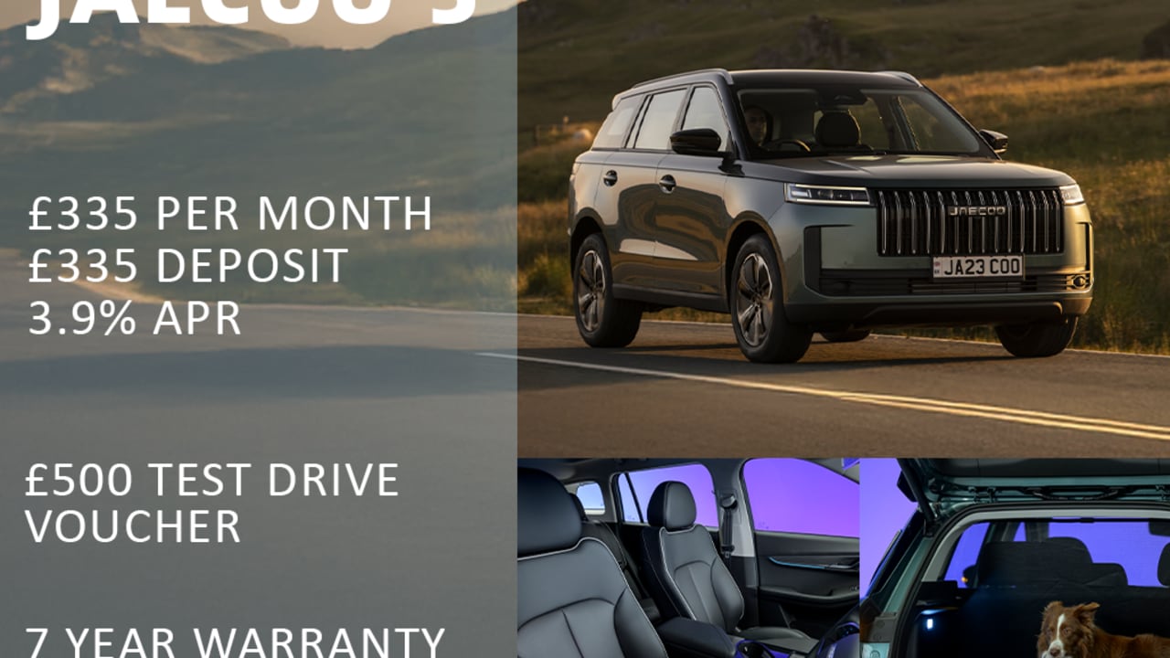 PCP: JAECOO 5 Luxury - £335 Per Month