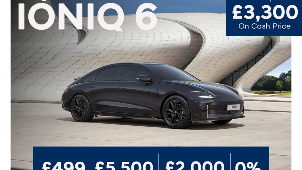 0% PCP: IONIQ 6 Premium - £499 Per Month