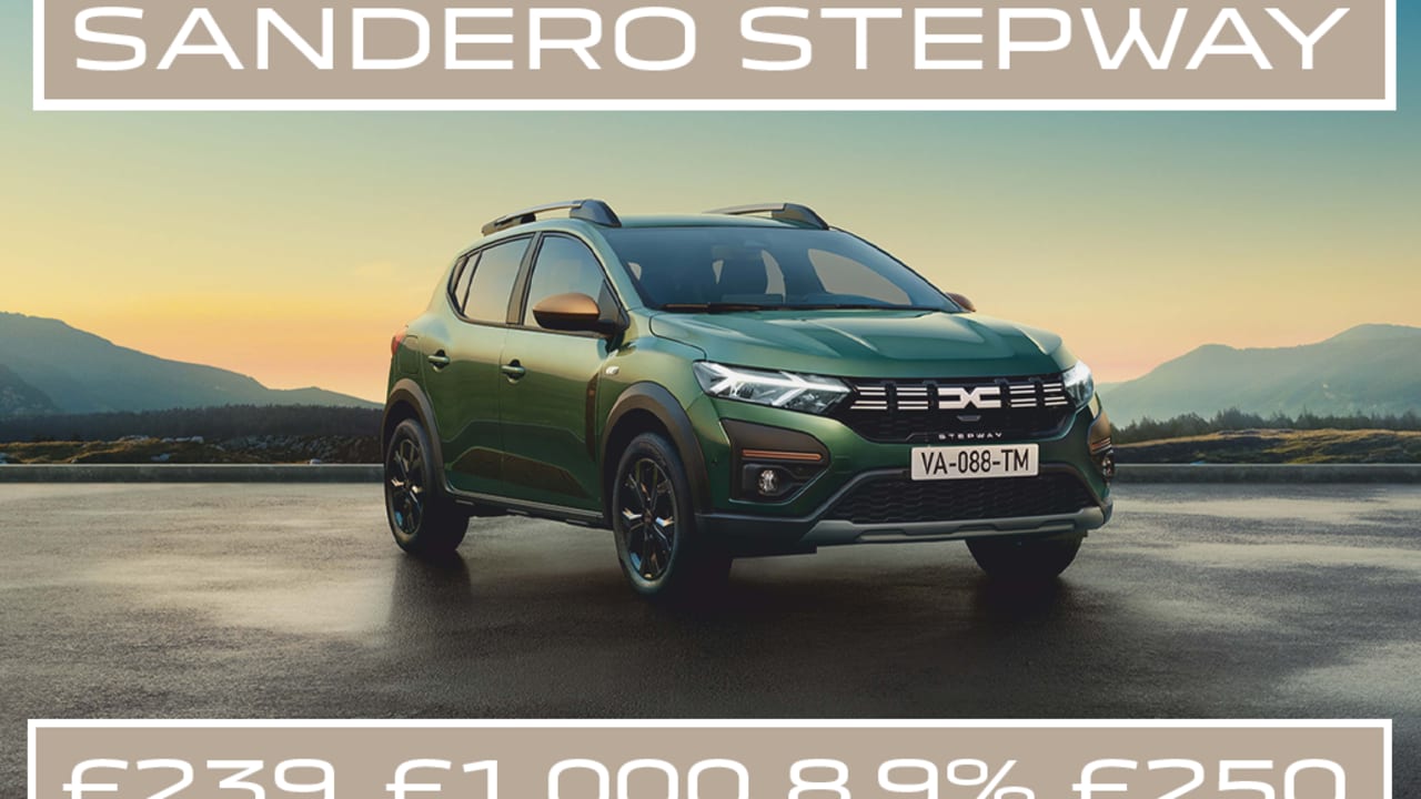 PCP: SANDERO STEPWAY Essential - £239 Per Month