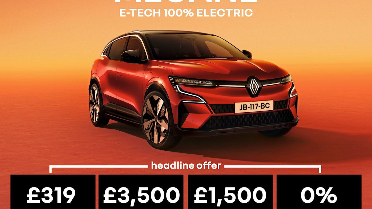 0% PCP: MEGANE E-TECH Electric Evolution - £319 Per Month