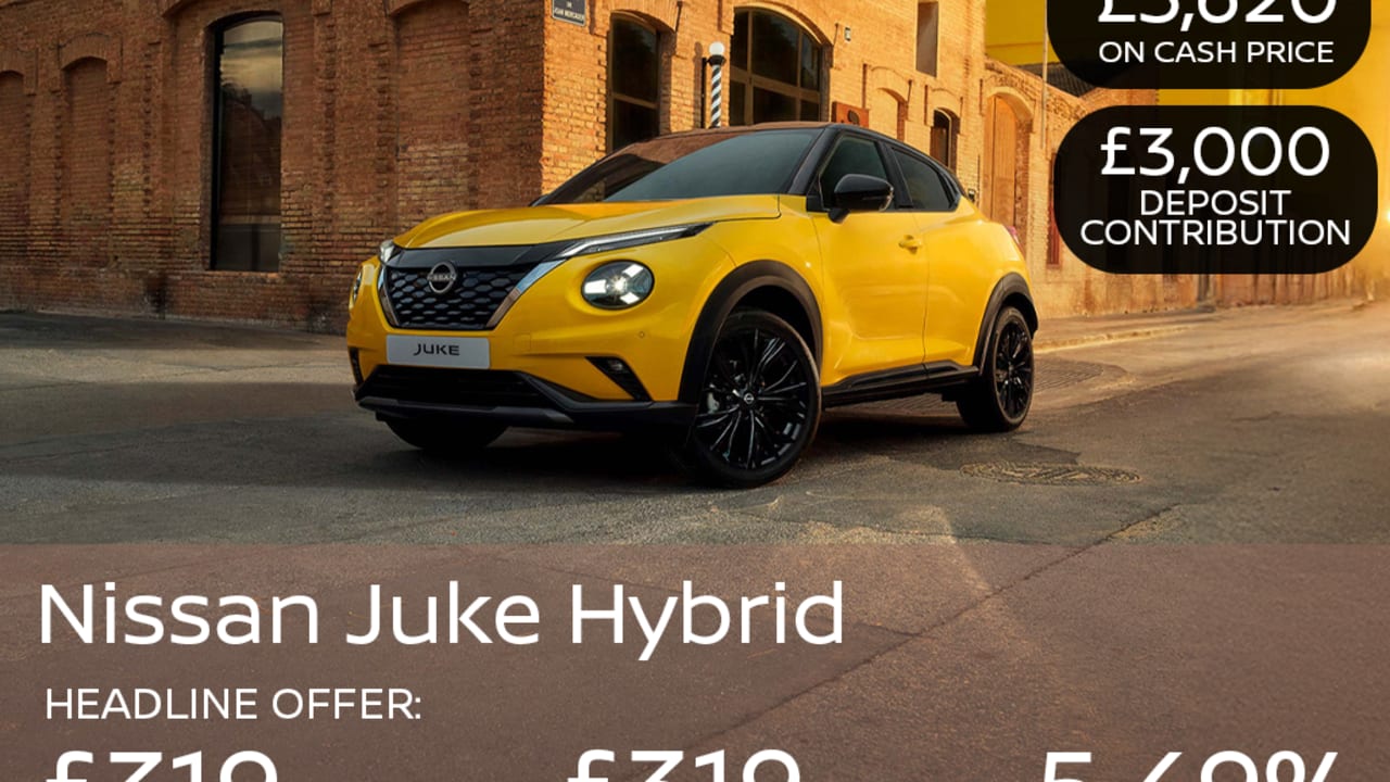 Nissan JUKE Hybrid N-Connecta - £319 Per Month