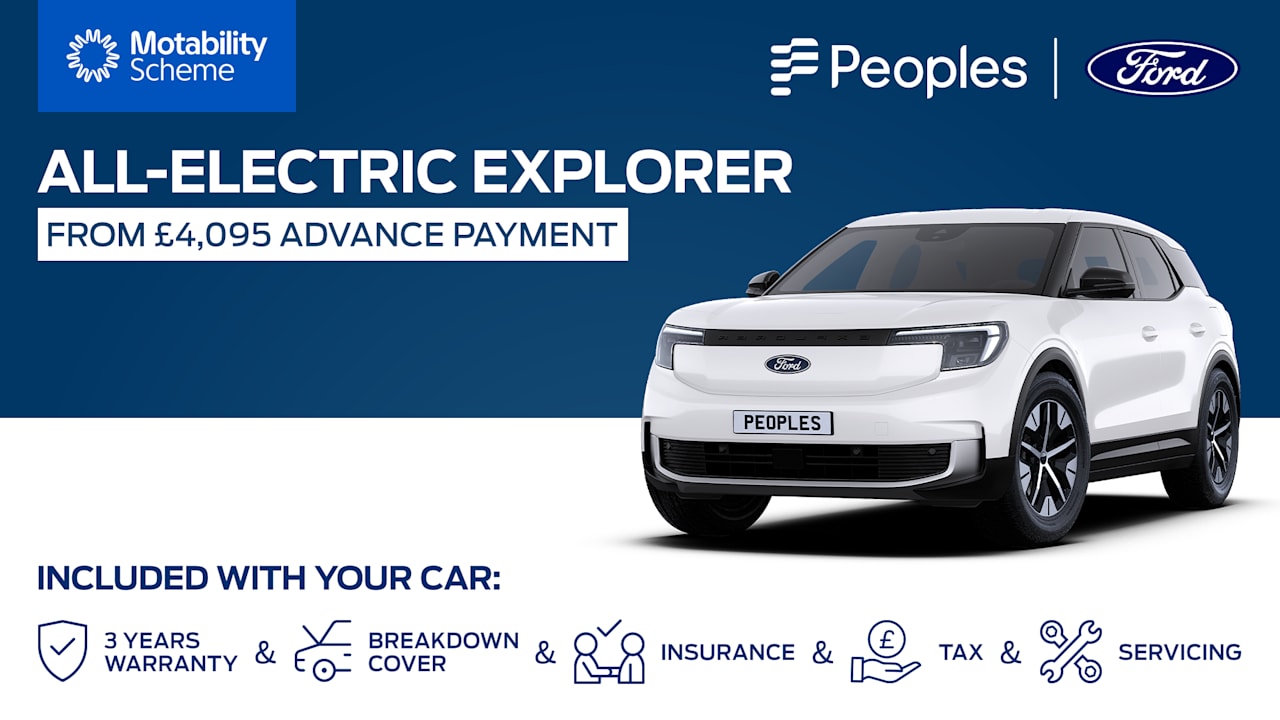 All Electric Explorer® Motability Offers