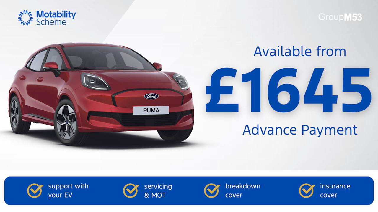 All-Electric Ford Puma Gen-E Motability Offer