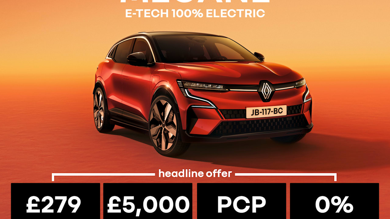 Low Payment PCP: MEGANE E-Tech Electric Techno Comfort Range - £279 Per Month