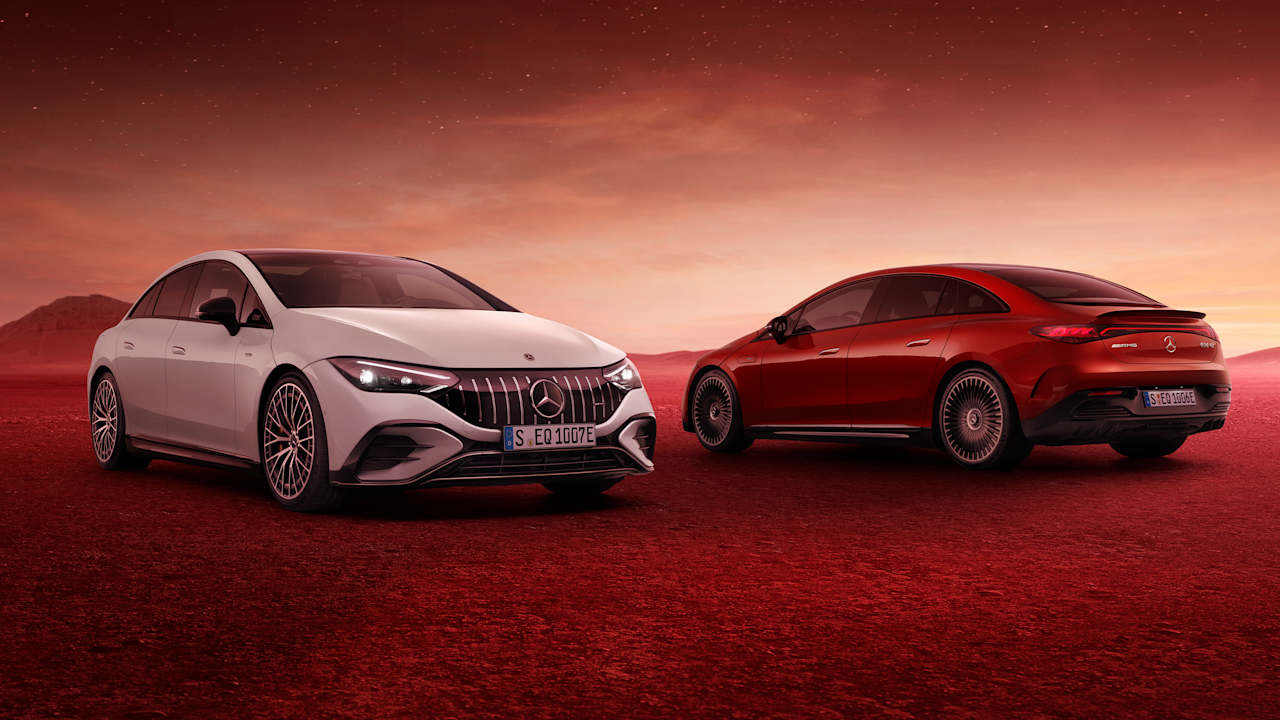 Qeyri-adi biznes sinfi: Mercedes-AMG EQE sedan.