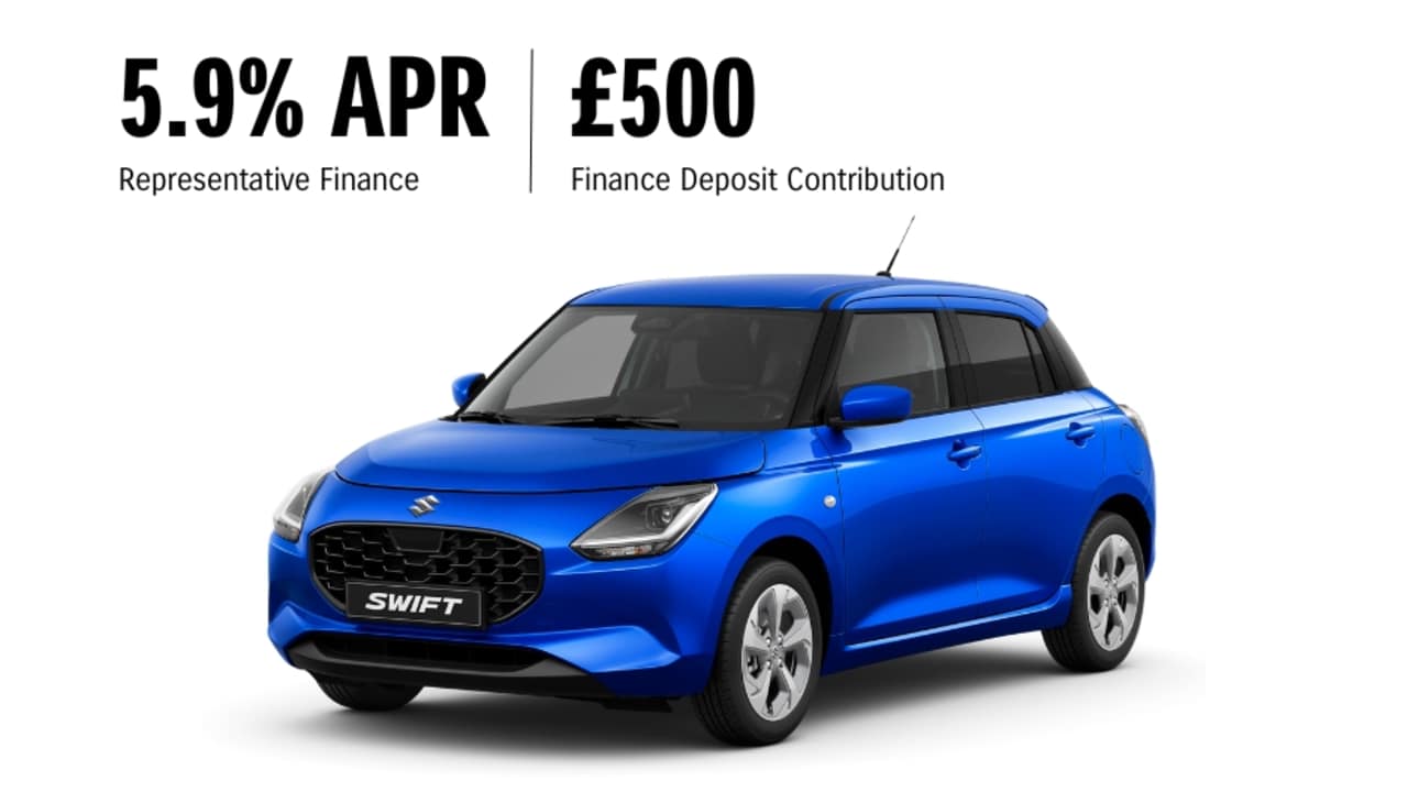 Suzuki Swift 1.2 Mild Hybrid Motion Illustrative Finance Example