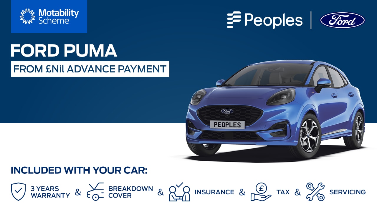 Ford Puma® Motability Offers