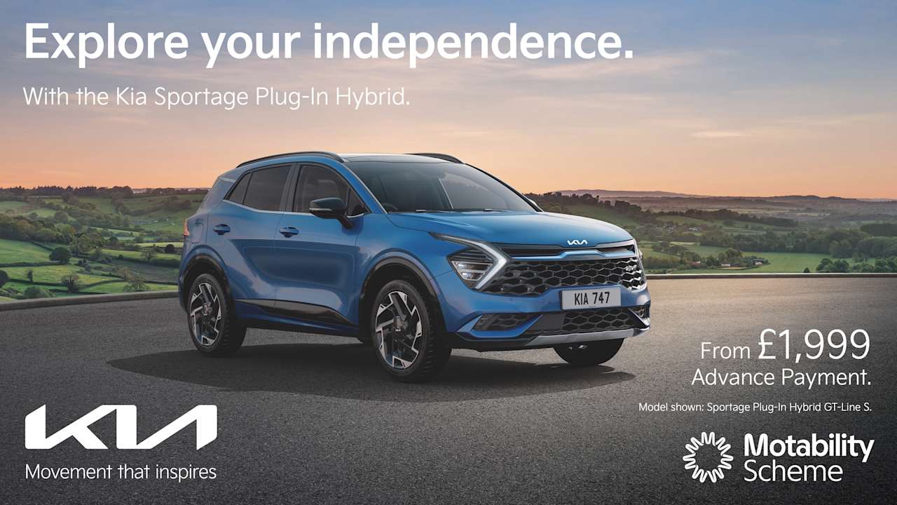 Motability Offer - The Kia Sportage Plug-in Hybrid