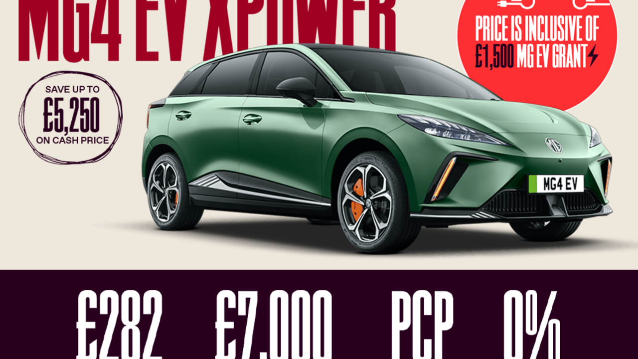 0% PCP: MG4 EV XPOWER - £282 Per Month