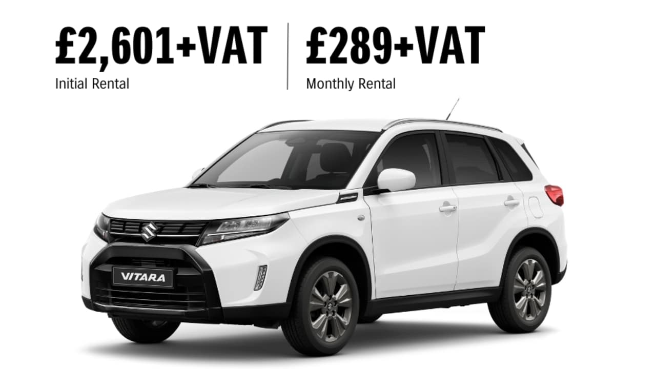 Suzuki Vitara 1.5 Full Hybrid Motion AGS Business Contract Hire Illustrative Finance Example
