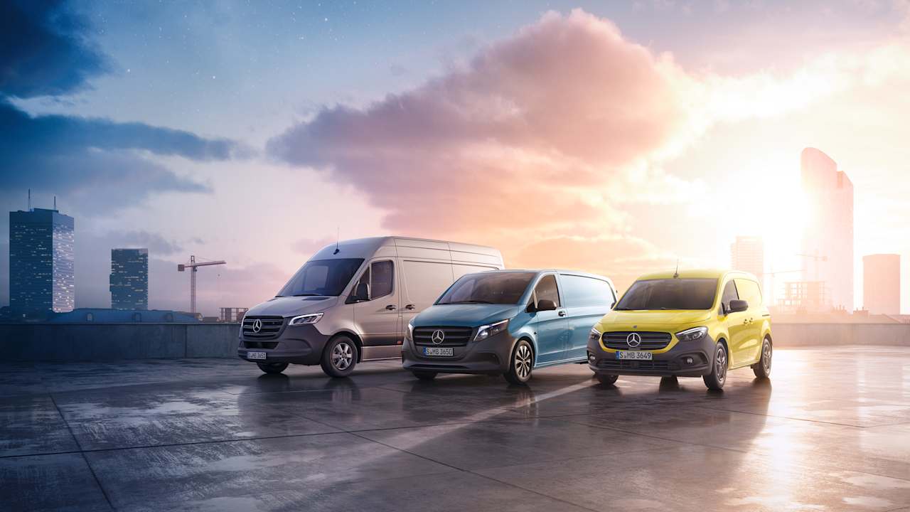 £1,200 - £3,600* off selected Mercedes-Benz Vans.