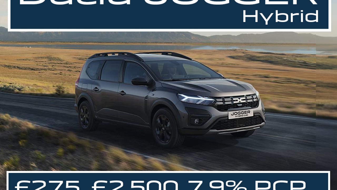 Low Payment PCP: JOGGER Hybrid Expression - £275 Per Month