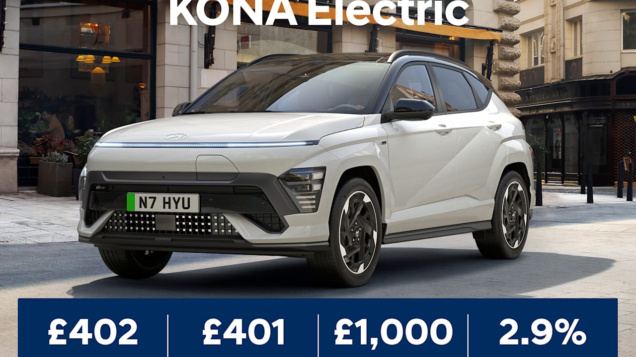 Low Deposit PCP: KONA Electric Advance 48kWh - £402 Per Month