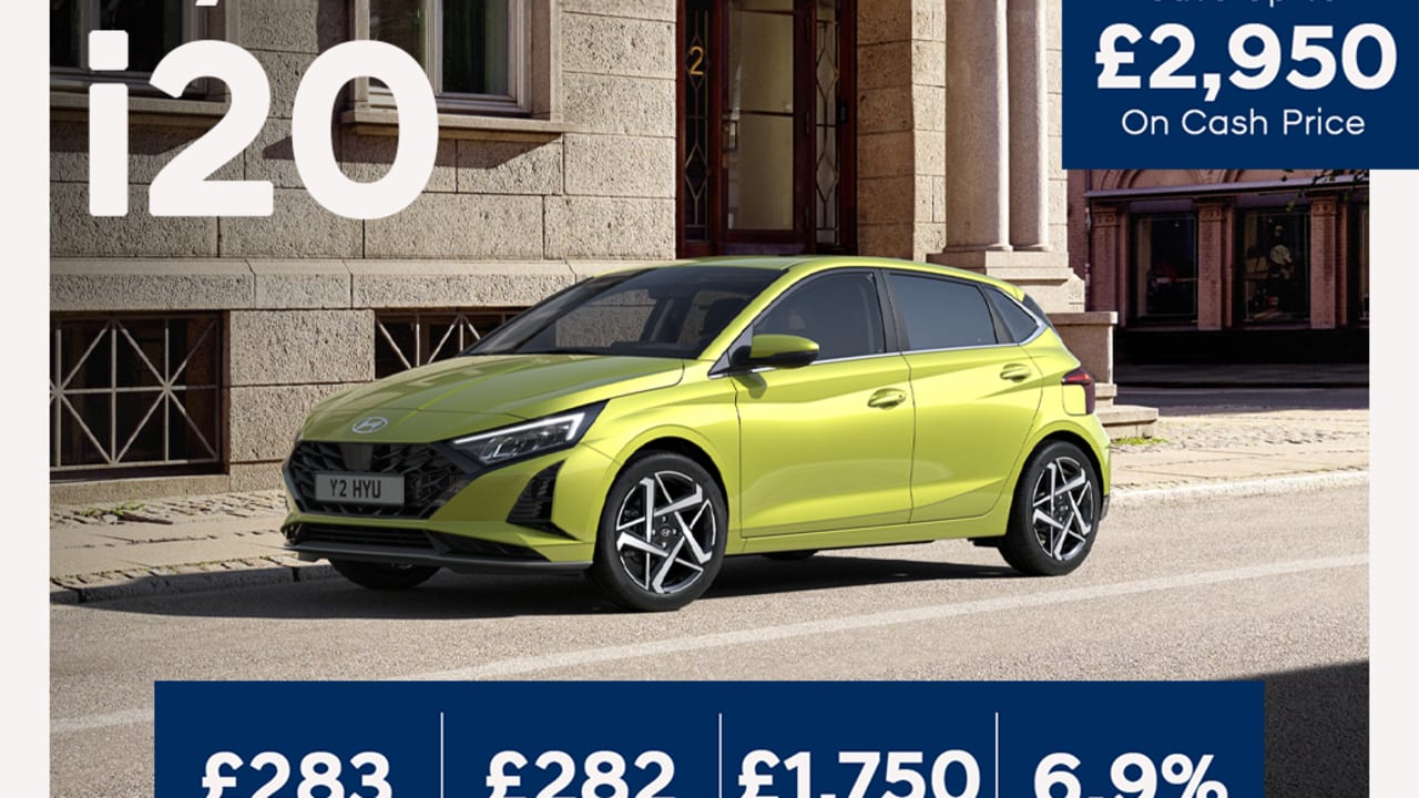 Low Deposit PCP: i20 Advance - £283 Per Month