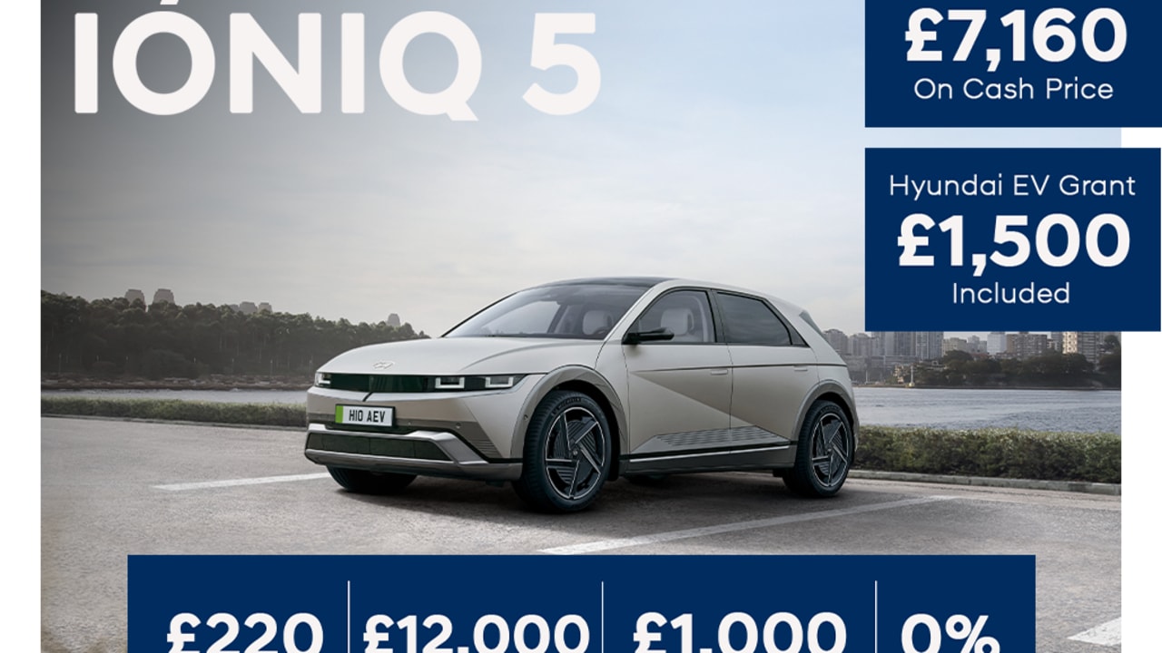 0% PCP: IONIQ 5 Advance 63kWh 170PS - £220 Per Month