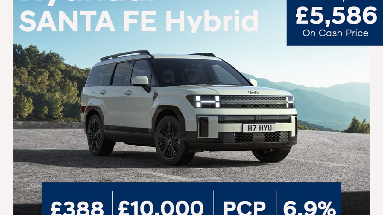 Low Payment PCP: SANTA FE Premium - £388 Per Month