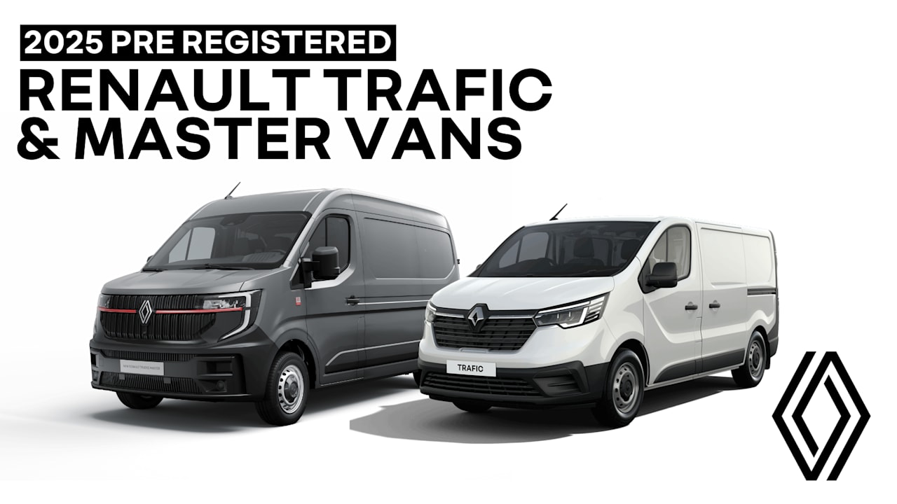 2025 Pre Reg Renault Trafic & Master Vans