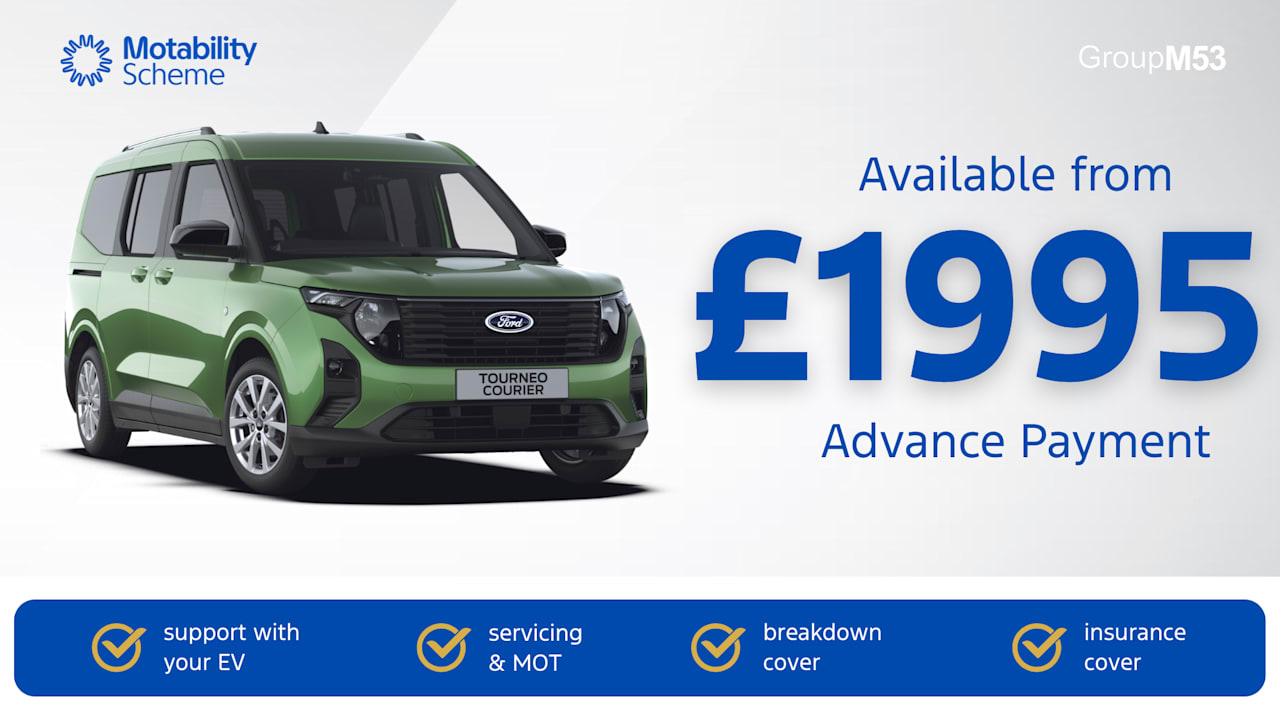 Ford Tourneo Courier Auto Motability Offer